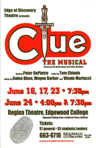 Clue: The Musical's Poster
