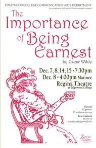 The Importance of Being Earnest's Poster